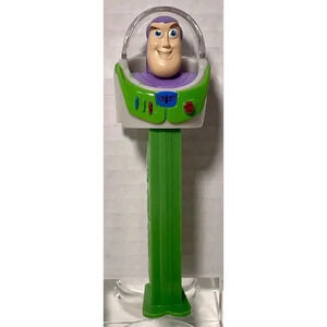 Buzz Lightyear Pez Dispenser With Feet‎ Pixar Toy Story Retired
